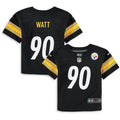 Infant Nike Pittsburgh Steelers T.J. Watt Black Team Player Game NFL Jersey