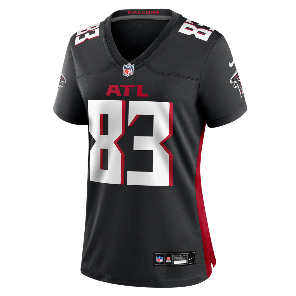 Women's Nike Atlanta Falcons Deven Thompkins Black Team Game NFL Jersey