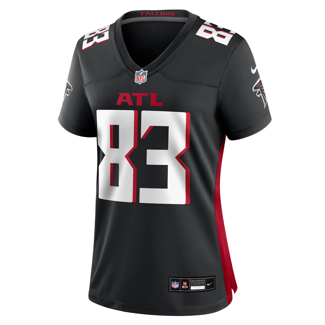 Women's Nike Atlanta Falcons Deven Thompkins Black Team Game NFL Jersey
