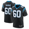 Men's Nike Carolina Panthers Nick Samac Black Team Game NFL Jersey