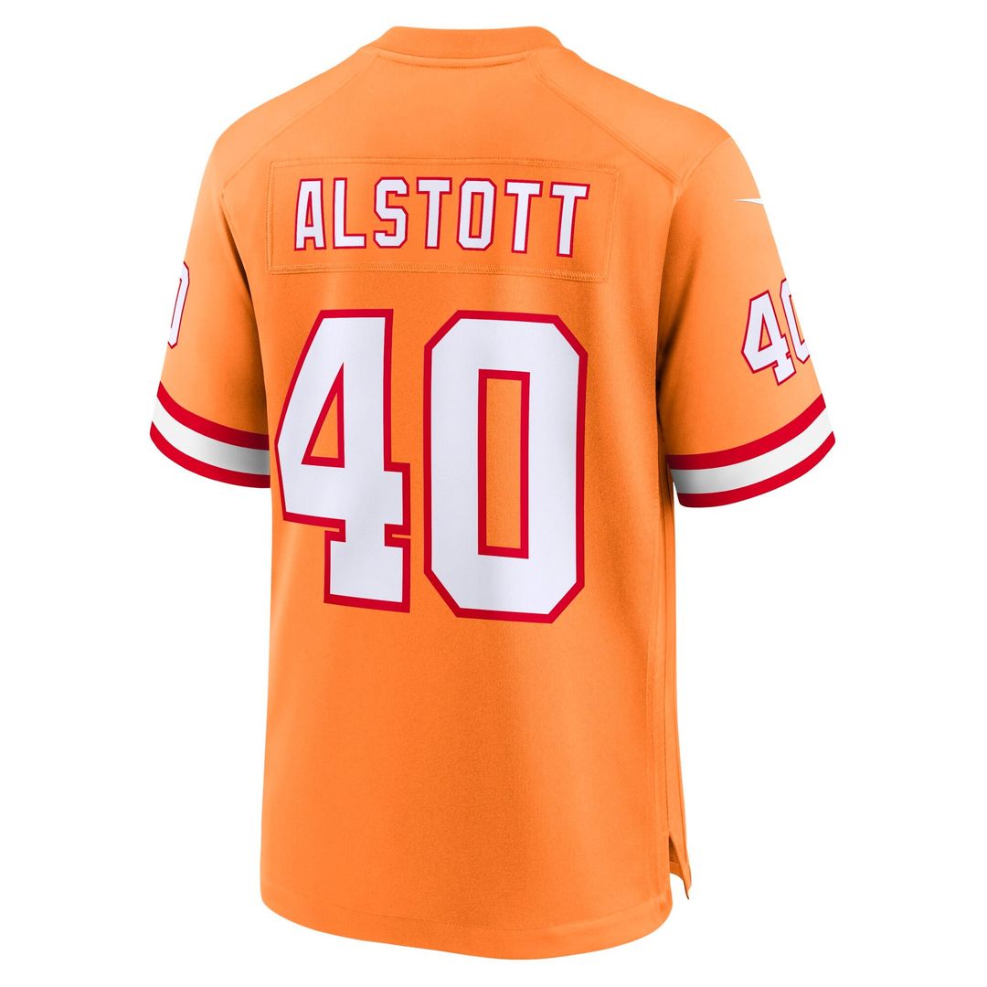Youth Nike Tampa Bay Buccaneers Mike Alstott Orange Retired Player Game NFL Jersey