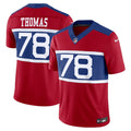 Men's Nike New York Giants Andrew Thomas Century Red Alternate Vapor F.U.S.E. Limited NFL Jersey