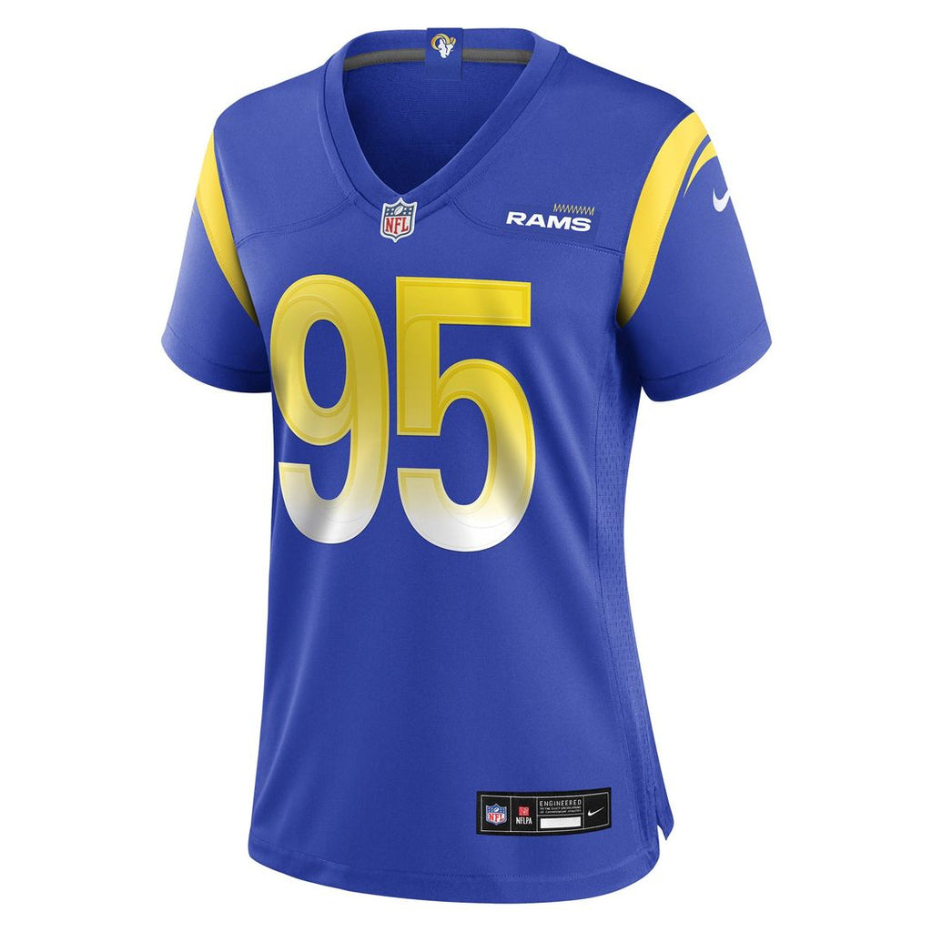 Women's Nike Los Angeles Rams Poona Ford Royal Team Game NFL Jersey