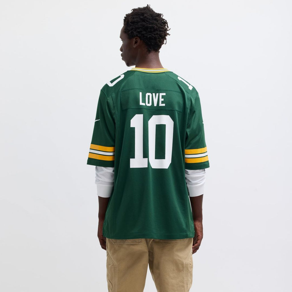 Men's Nike Green Bay Packers Jordan Love Green Player Game NFL Jersey