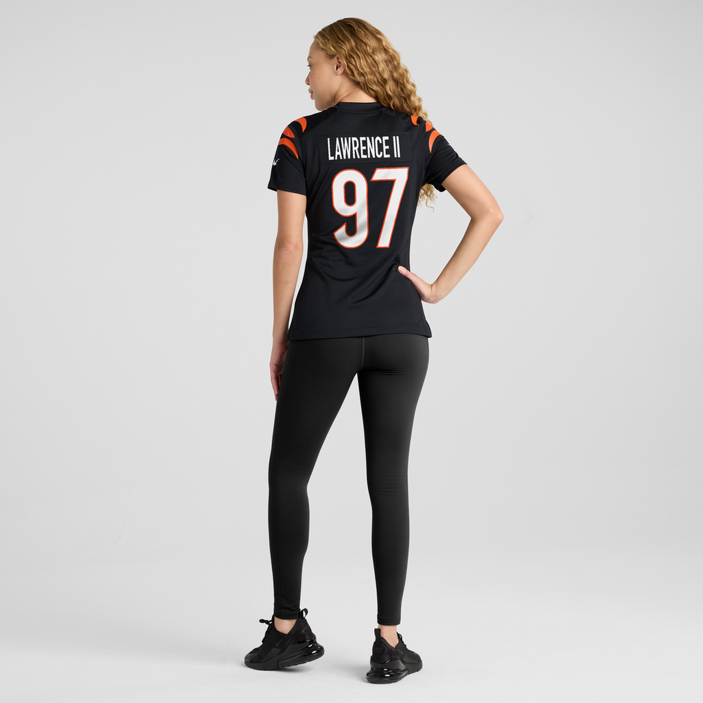 Women's Nike Cincinnati Bengals Dexter Lawrence II Black Game NFL Jersey