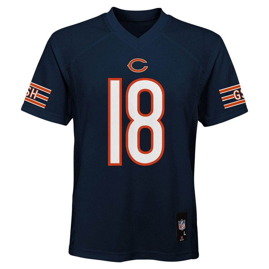 Youth Chicago Bears Caleb Williams Navy Replica Player NFL Jersey