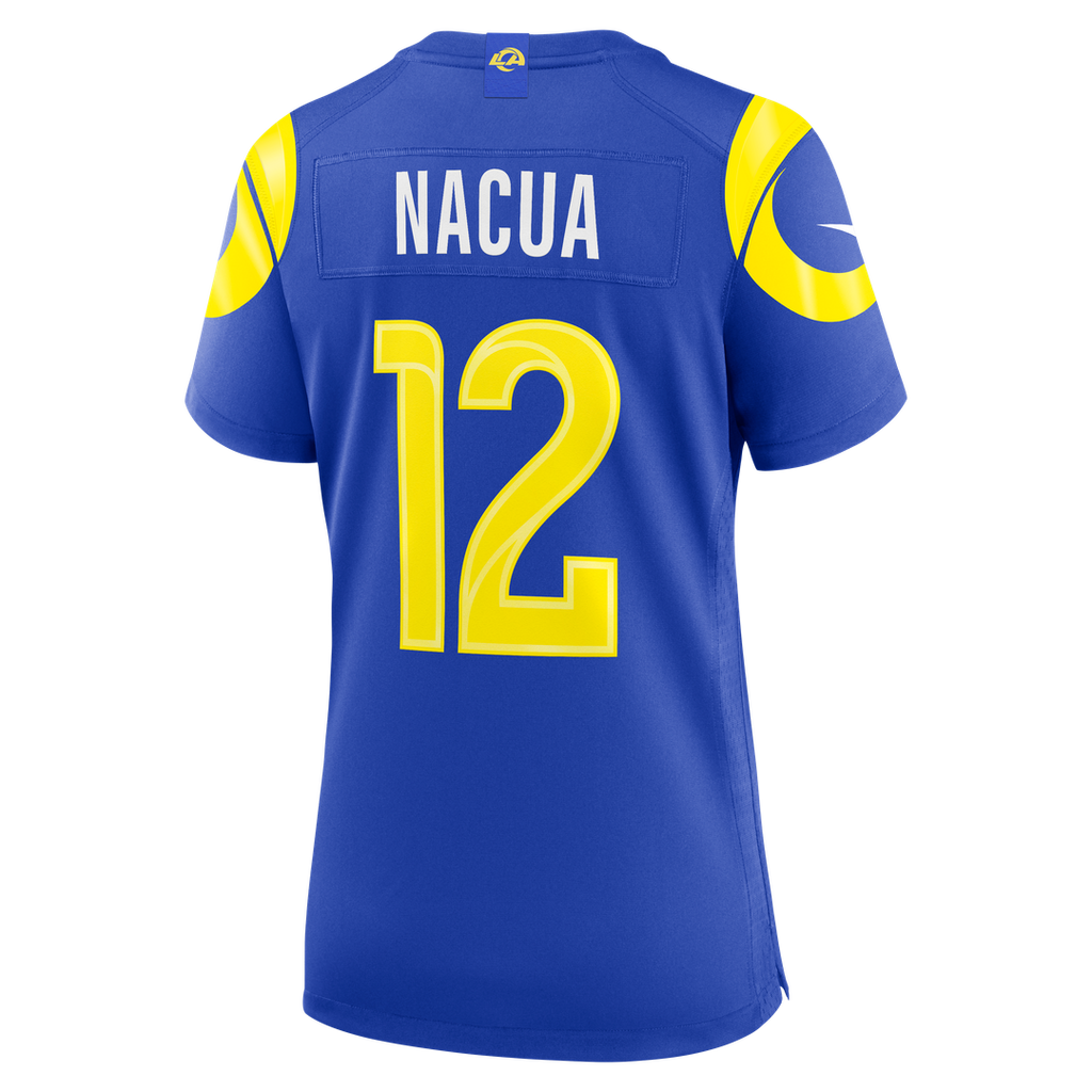 Women's Nike Los Angeles Rams Puka Nacua White Game NFL Jersey