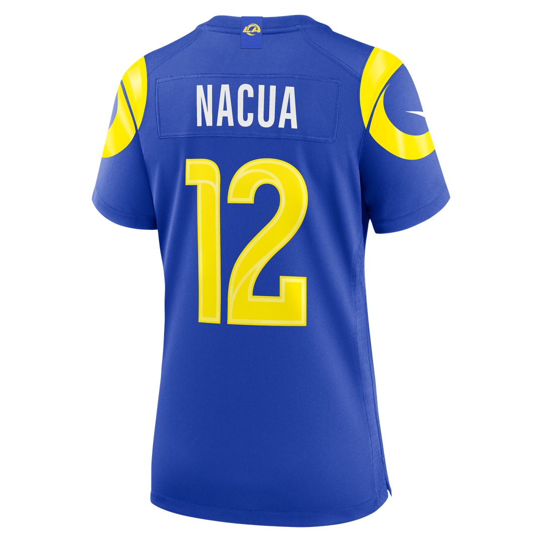 Women's Nike Los Angeles Rams Puka Nacua Royal Game NFL Jersey