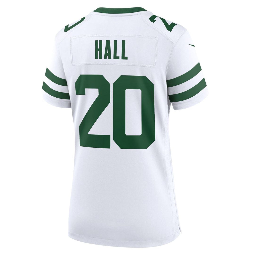 Women's Nike New York Jets Breece Hall Legacy White Game NFL Jersey