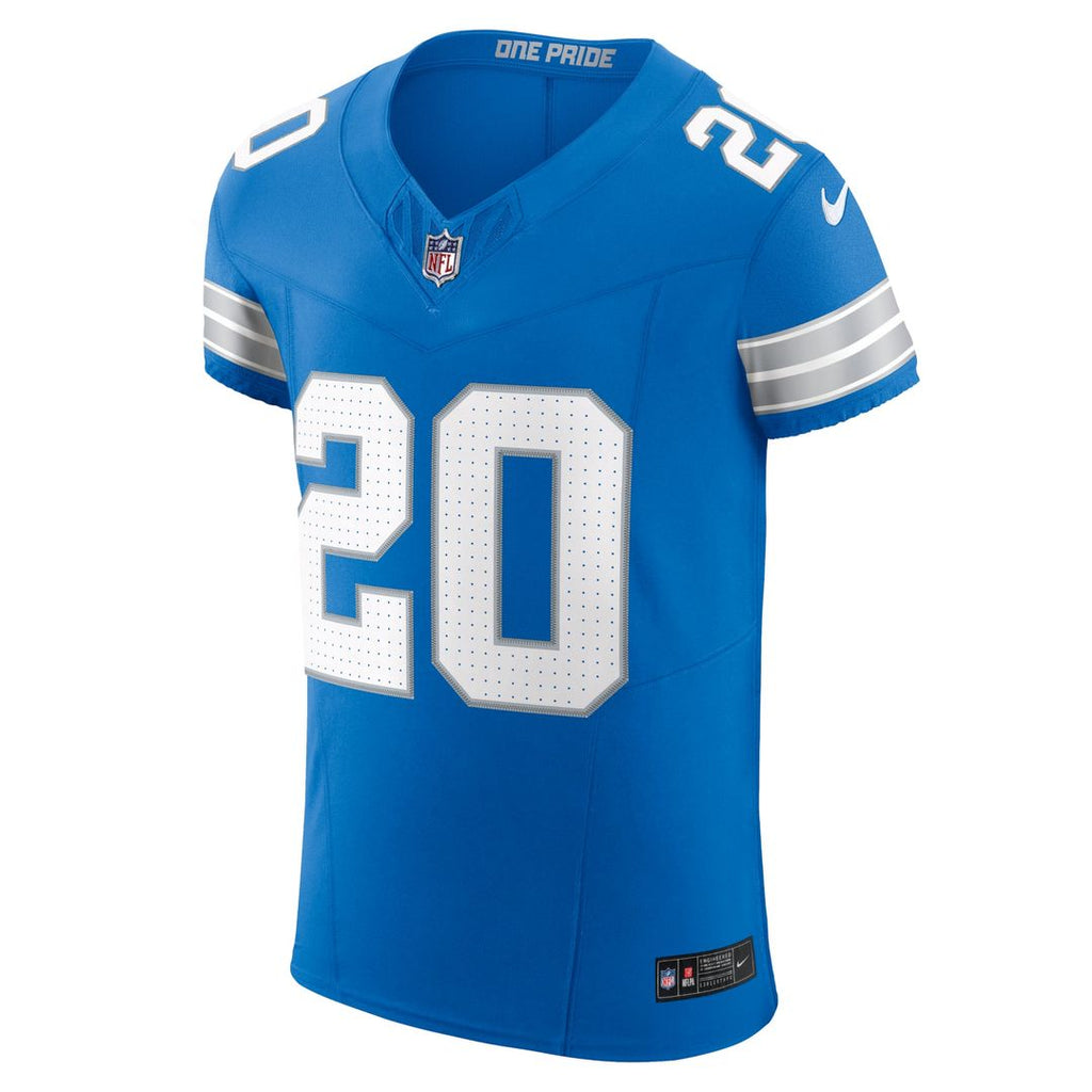 Men's Nike Detroit Lions Barry Sanders Blue Vapor F.U.S.E. Elite NFL Jersey