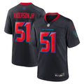 Men's Nike Houston Texans Will Anderson Jr. Navy Alternate Game NFL Jersey