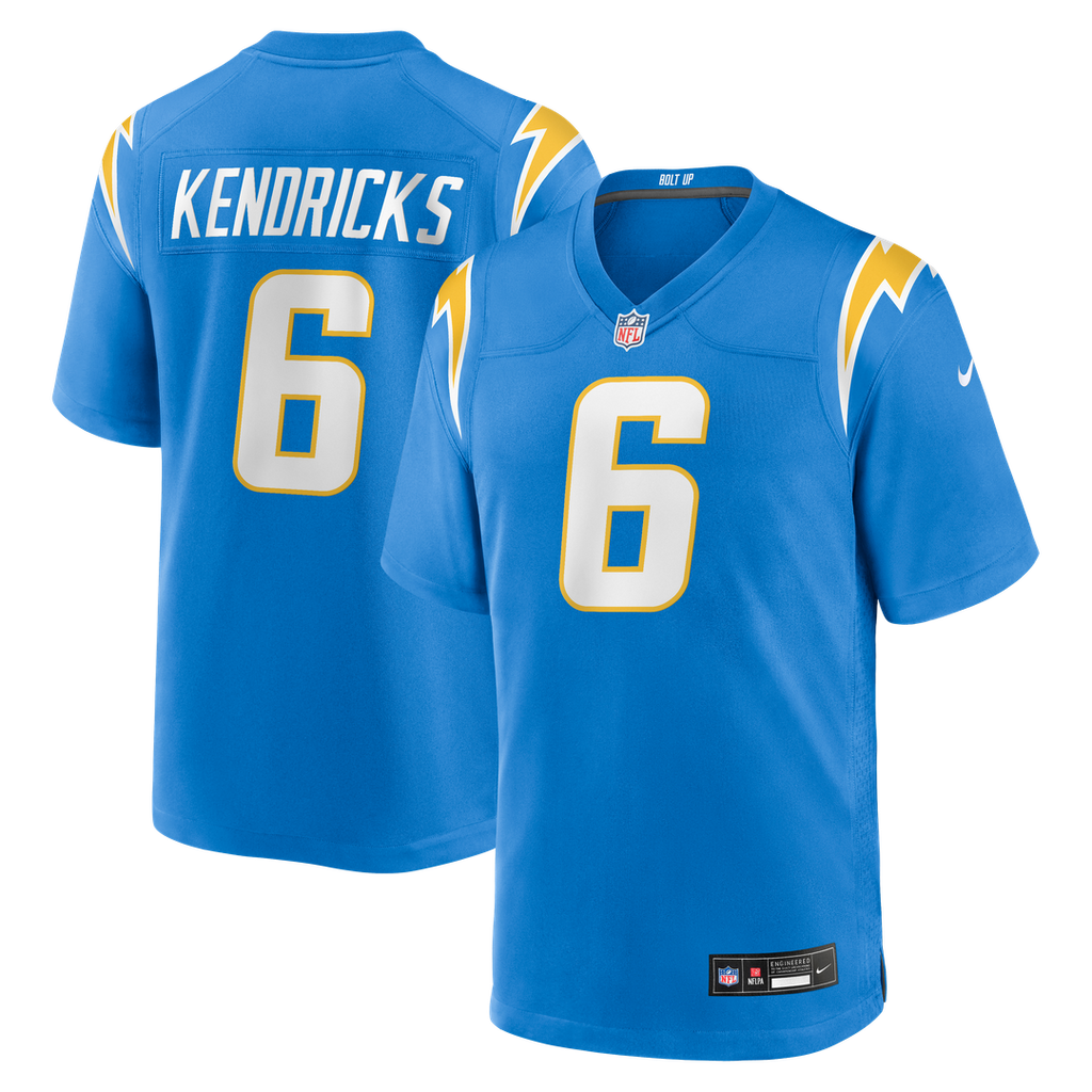 Men's Nike Los Angeles Chargers Eric Kendricks Powder Blue Game Player NFL Jersey