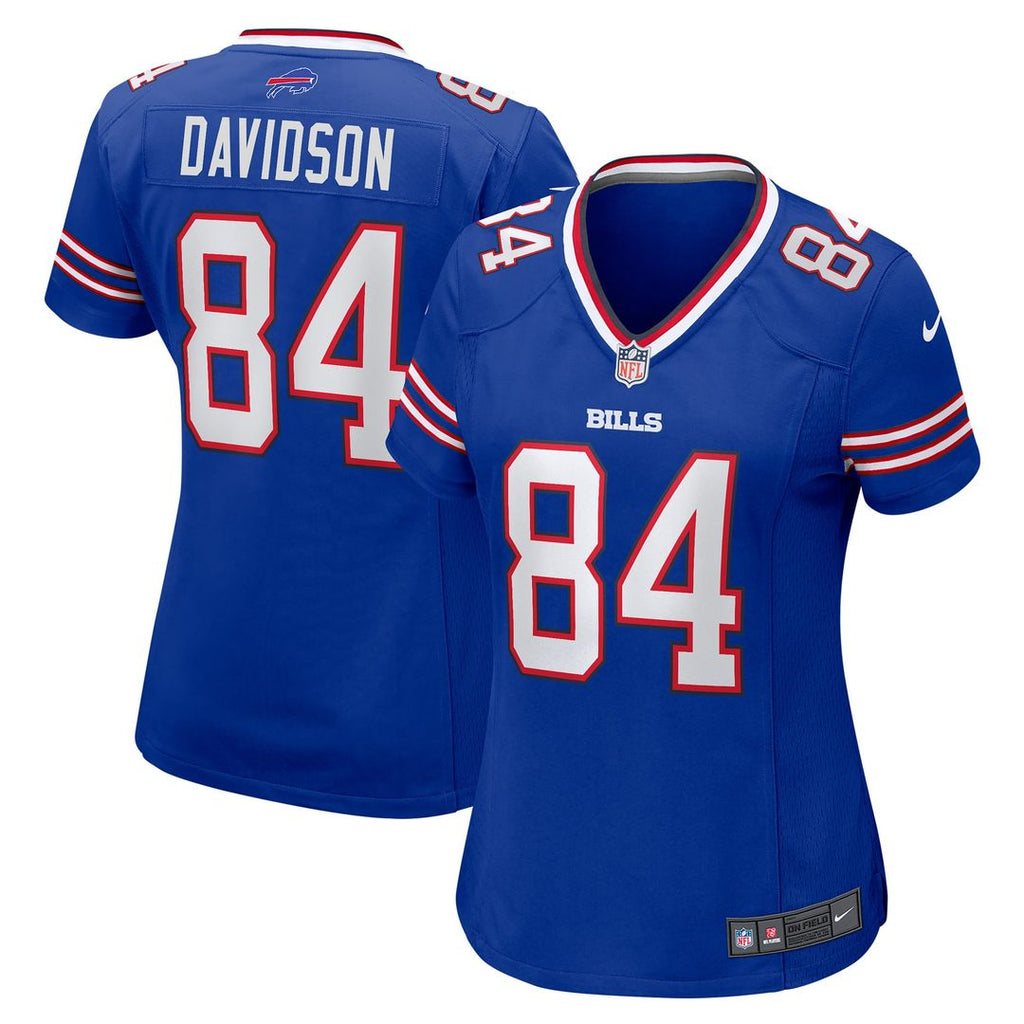 Women's Nike Buffalo Bills Zach Davidson Royal Game Player NFL Jersey