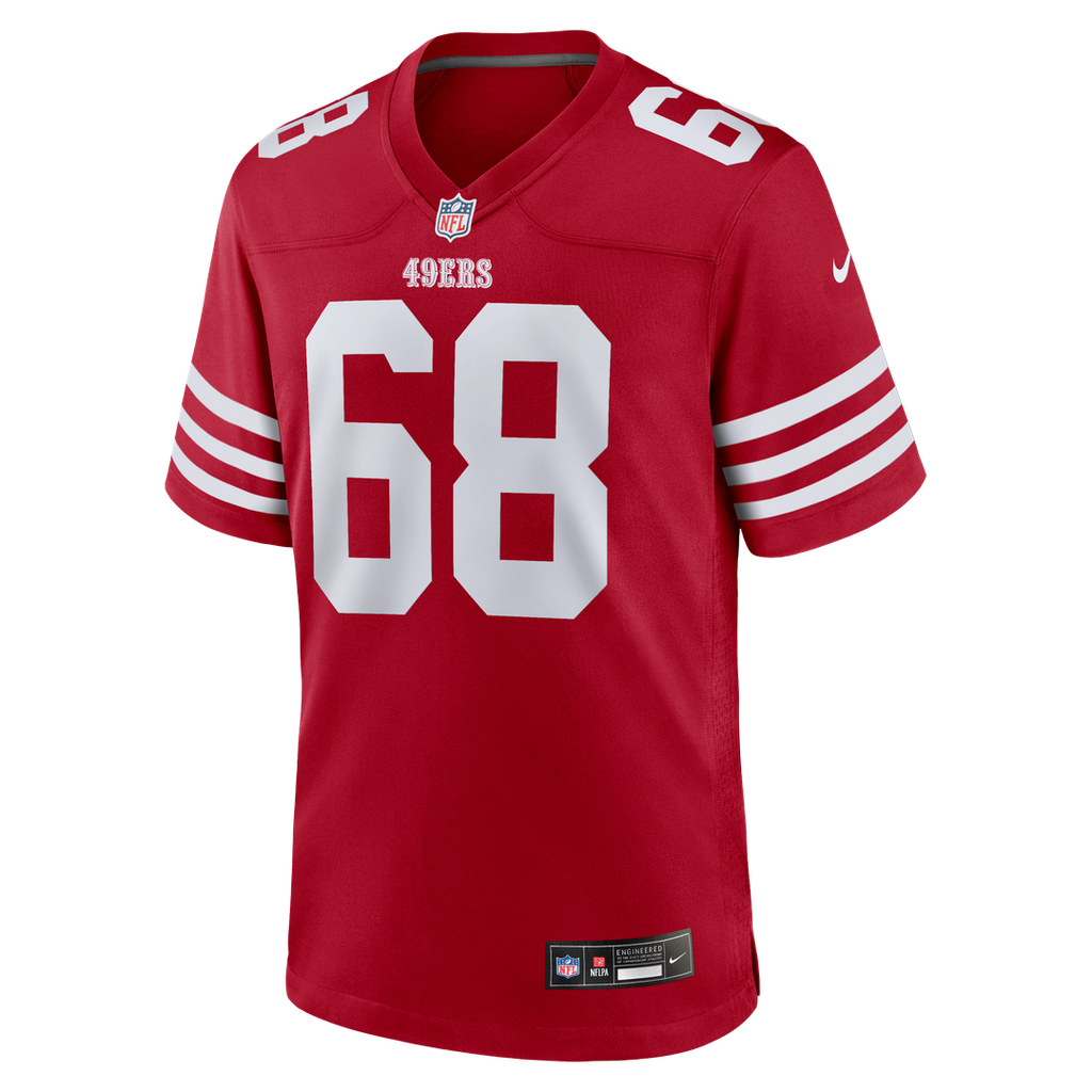 Men's Nike San Francisco 49ers Colton McKivitz Scarlet Game NFL Jersey