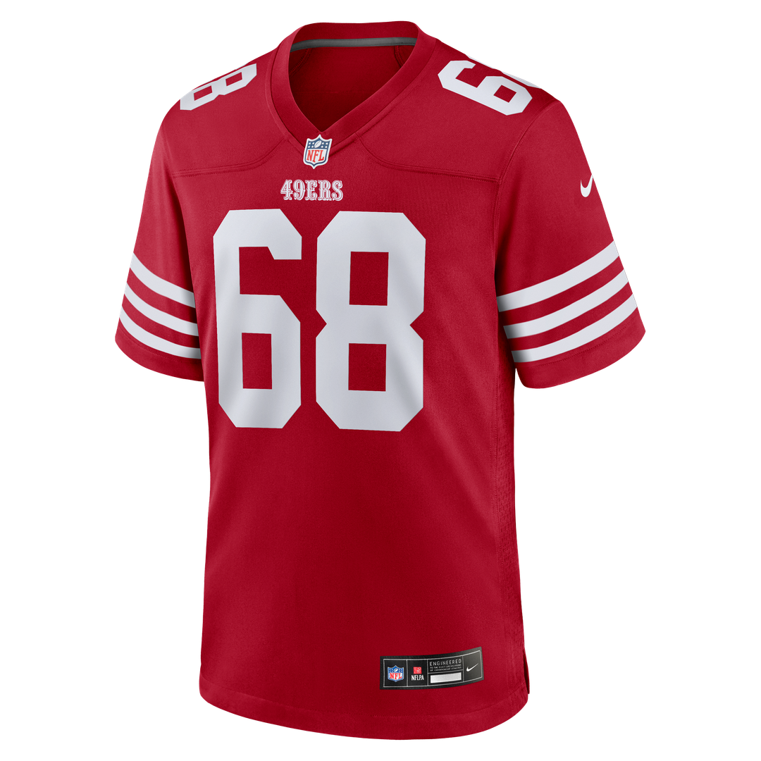 Men's Nike San Francisco 49ers Colton McKivitz Scarlet Game NFL Jersey
