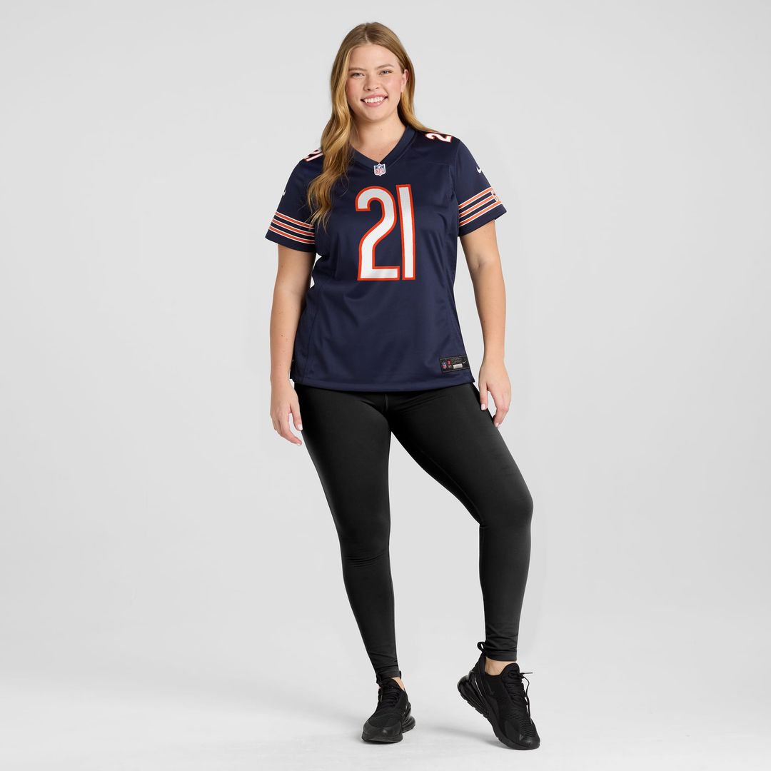 Women's Nike Chicago Bears D'Onta Foreman Navy Game NFL Jersey