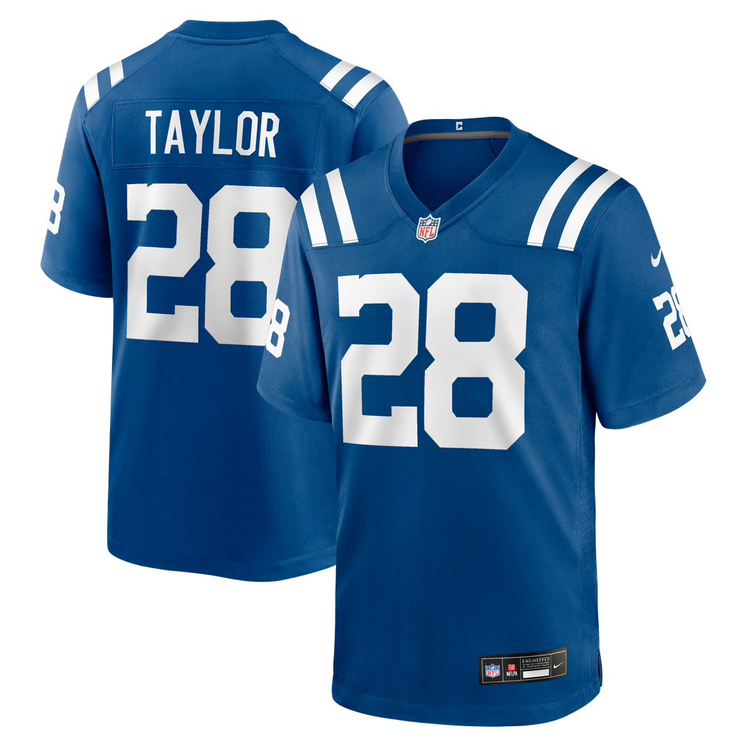 Men's Nike Indianapolis Colts Jonathan Taylor Royal Player Game NFL Jersey