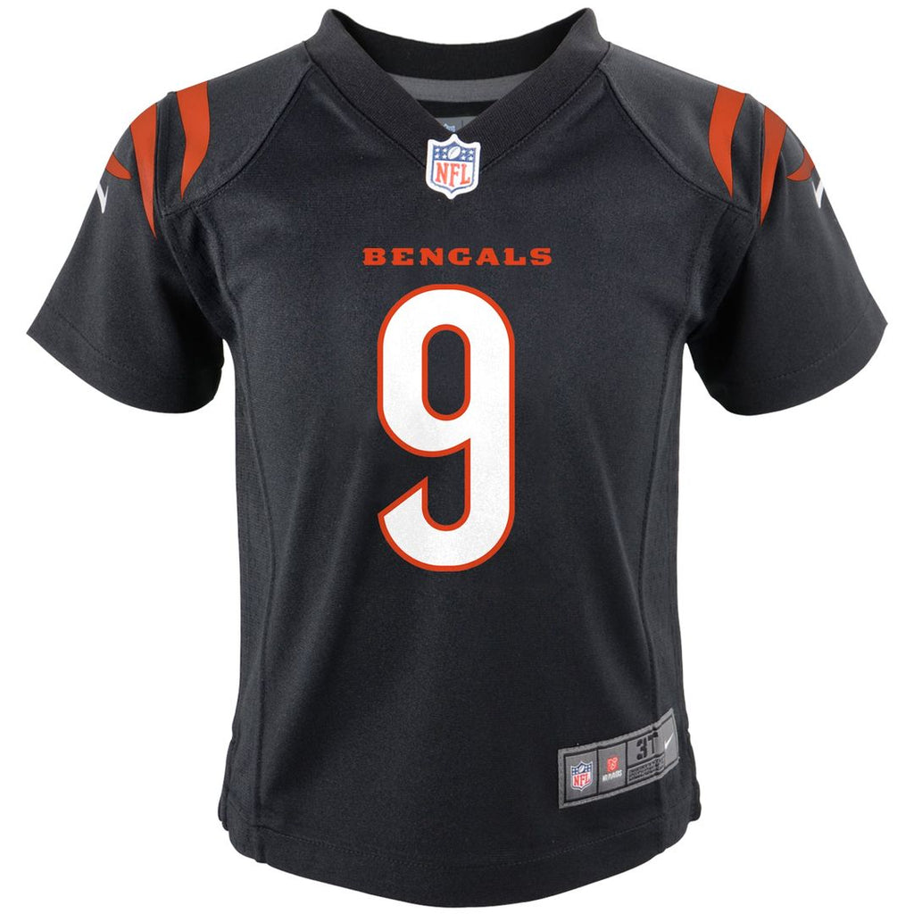 Preschool Nike Cincinnati Bengals Joe Burrow Black Game NFL Jersey