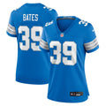 Women's Nike Detroit Lions Jake Bates Blue Team Game NFL Jersey