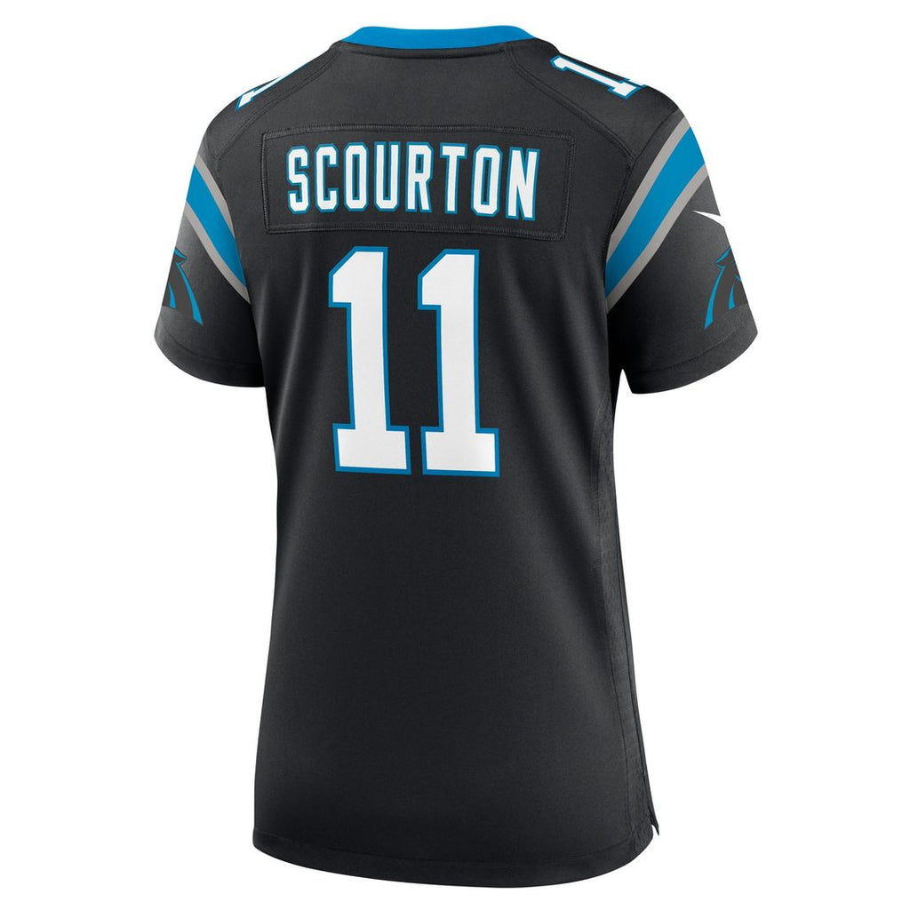 Women's Nike Carolina Panthers Nic Scourton Black Team Game NFL Jersey