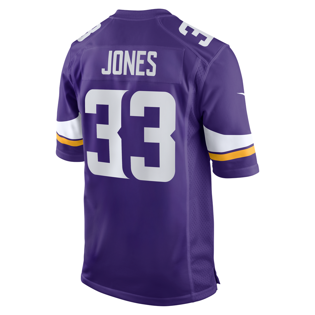 Men's Nike Minnesota Vikings Aaron Jones Purple Game Player NFL Jersey