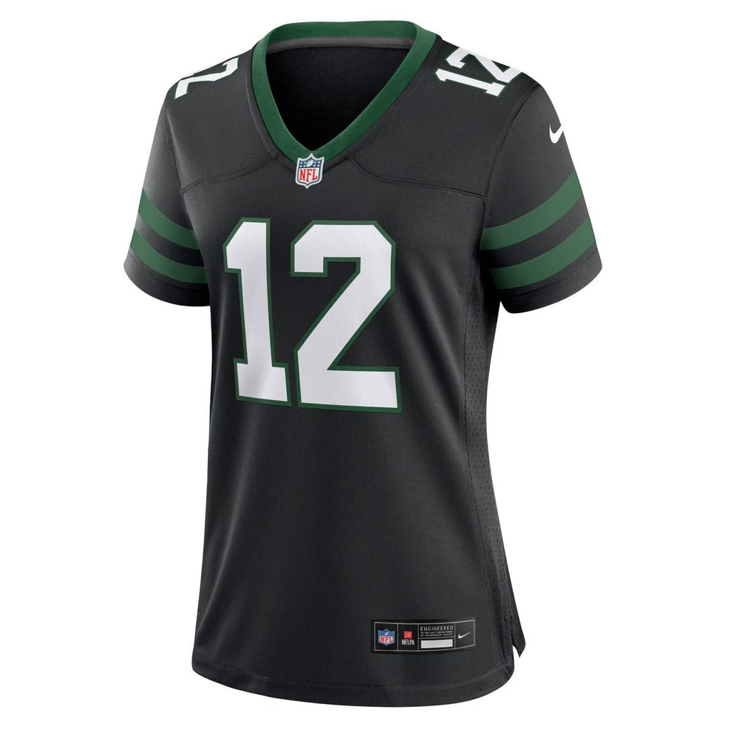 Women's Nike New York Jets Joe Namath Legacy Black Retired Player Alternate Game NFL Jersey