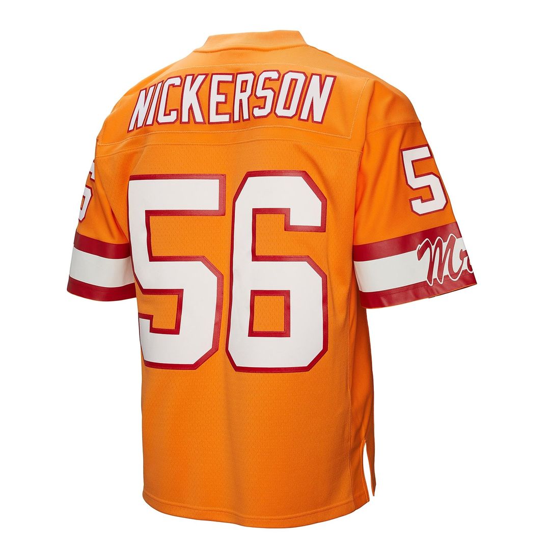 Men's Mitchell & Ness Tampa Bay Buccaneers Hardy Nickerson Orange 1993 Legacy Replica NFL Jersey