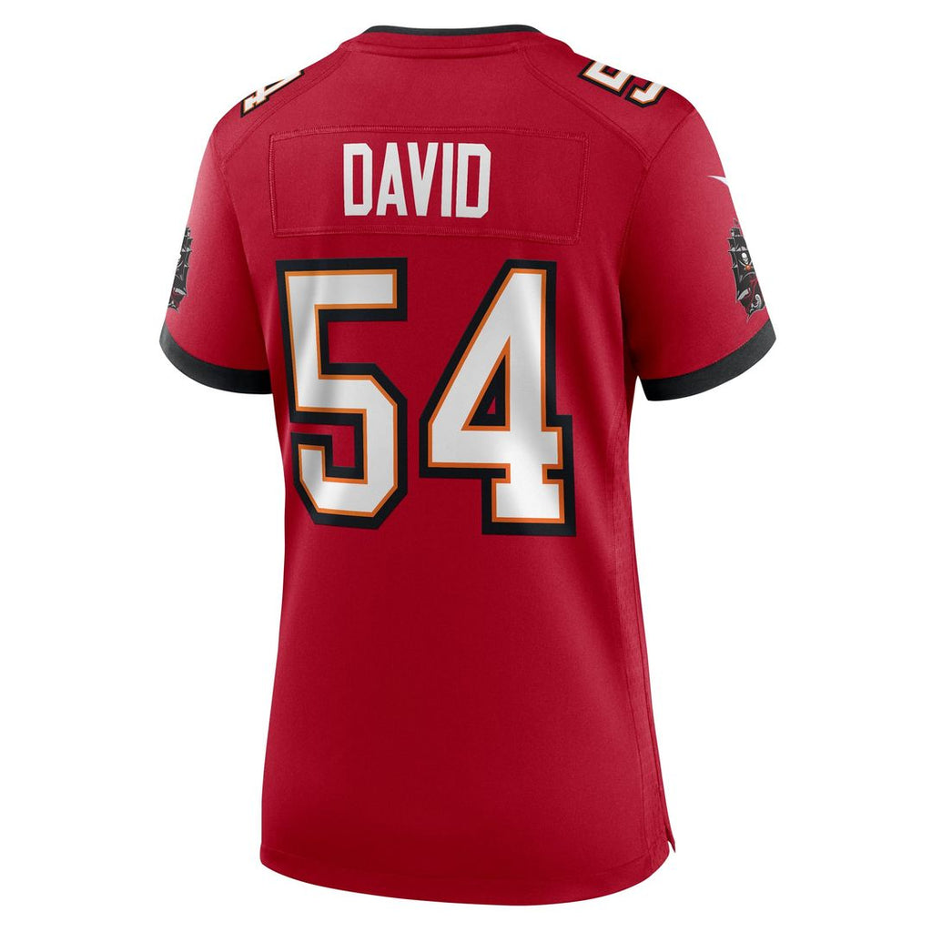 Women's Nike Tampa Bay Buccaneers Lavonte David Red Team Game NFL Jersey