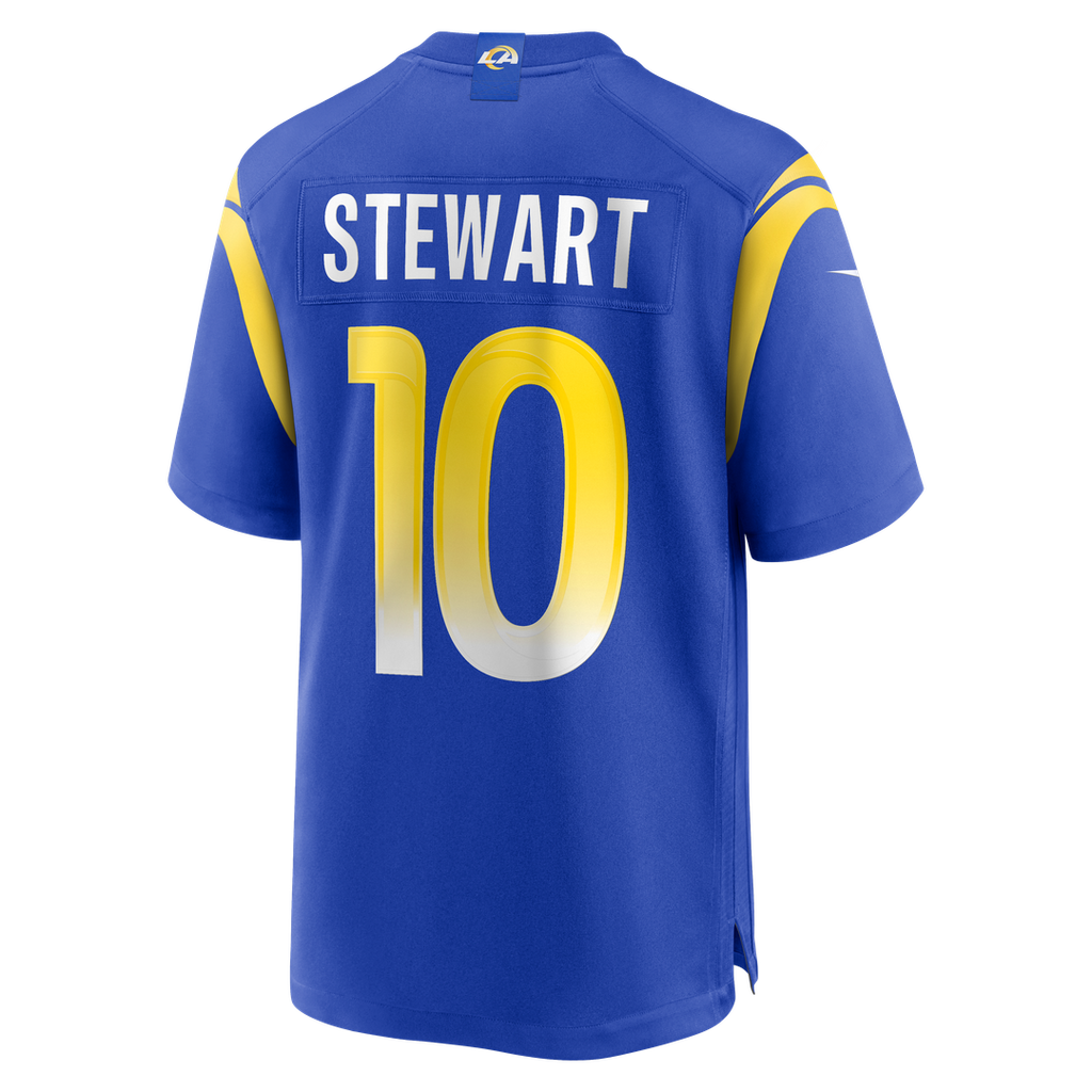 Men's Nike Los Angeles Rams Josaiah Stewart Royal Team Game NFL Jersey