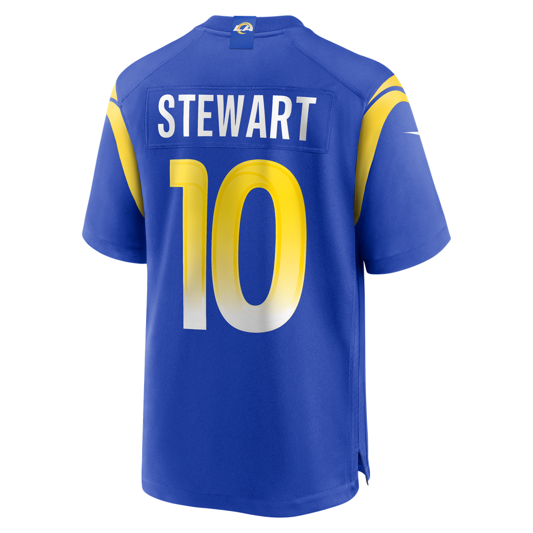 Men's Nike Los Angeles Rams Josaiah Stewart Royal Team Game NFL Jersey