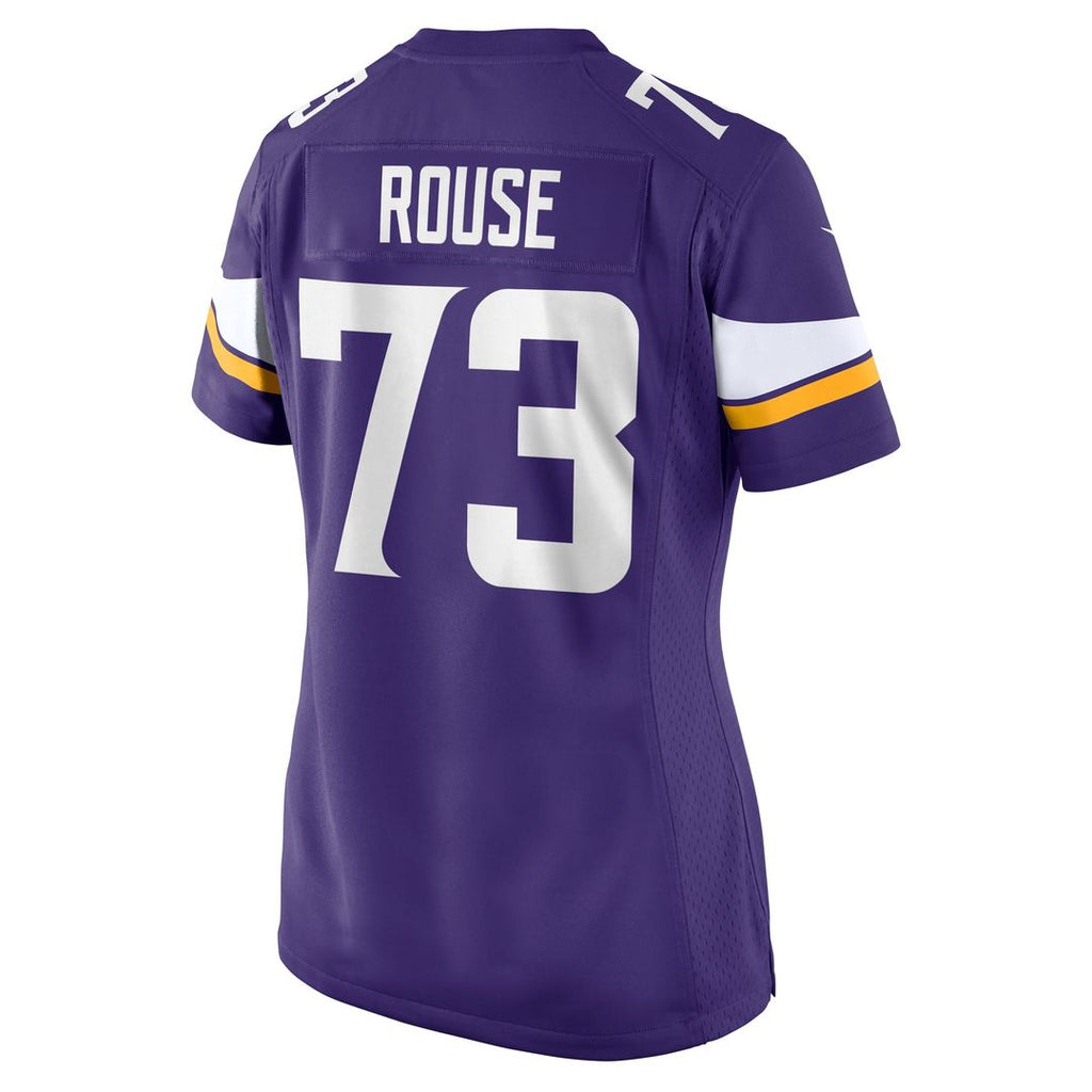 Women's Nike Minnesota Vikings Walter Rouse Purple Team Game NFL Jersey