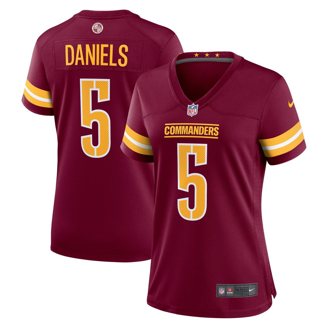 Women's Nike Washington Commanders Jayden Daniels Burgundy Player Game NFL Jersey