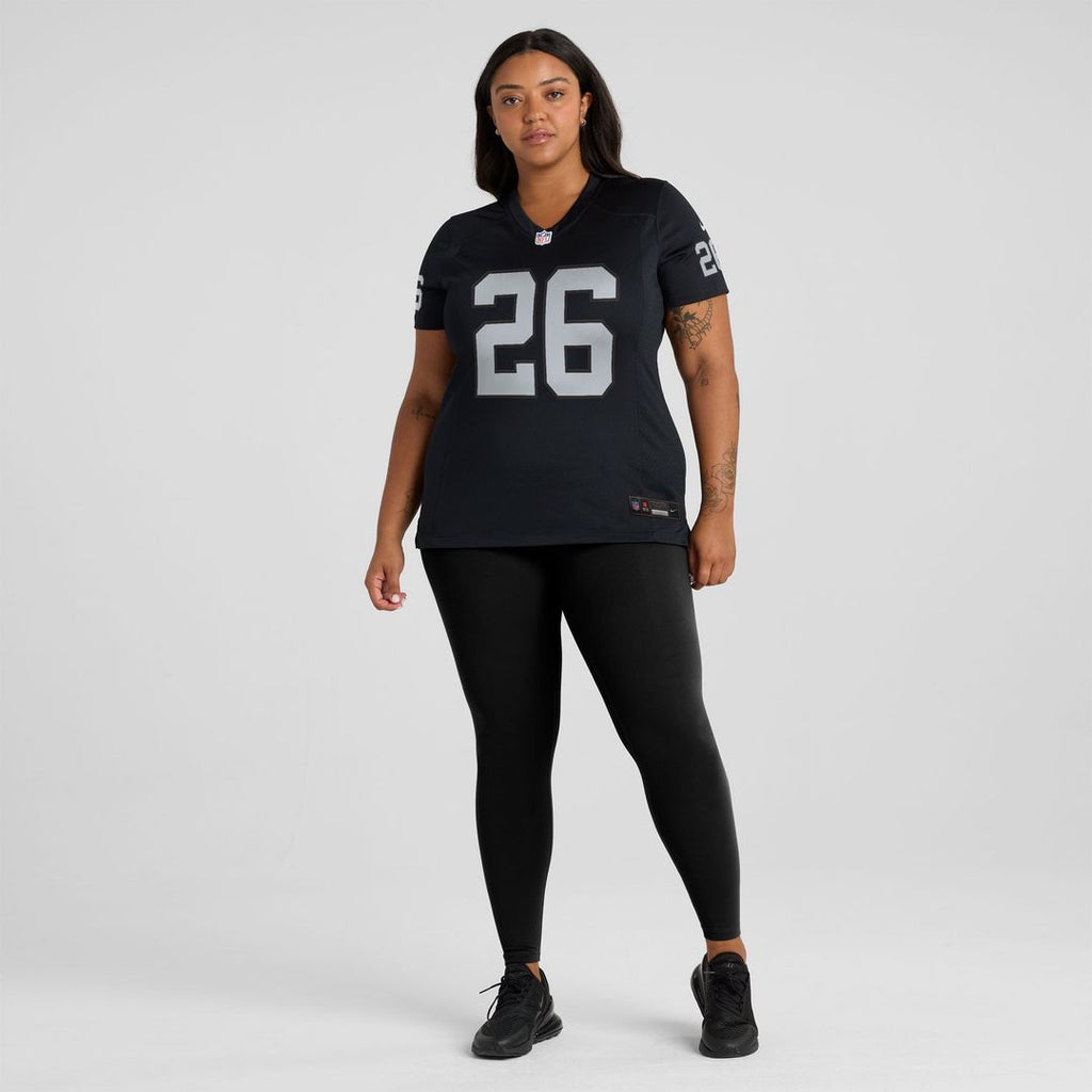 Women's Nike Las Vegas Raiders Darien Porter Black Team Game NFL Jersey