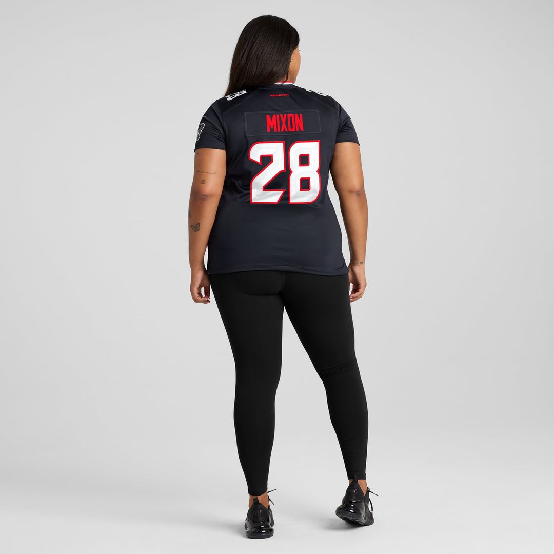 Women's Nike Houston Texans Joe Mixon Navy Game NFL Jersey