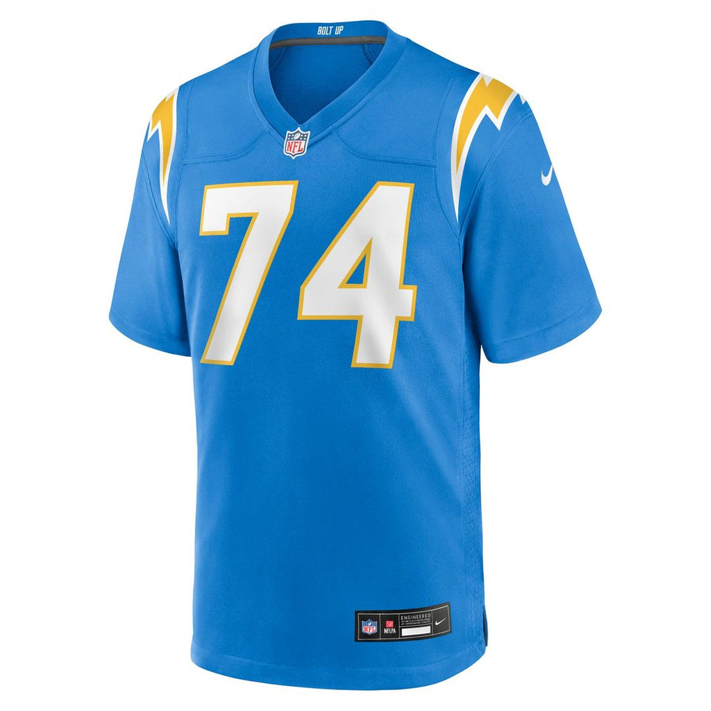 Men's Nike Los Angeles Chargers Kayode Awosika Powder Blue Team Game NFL Jersey