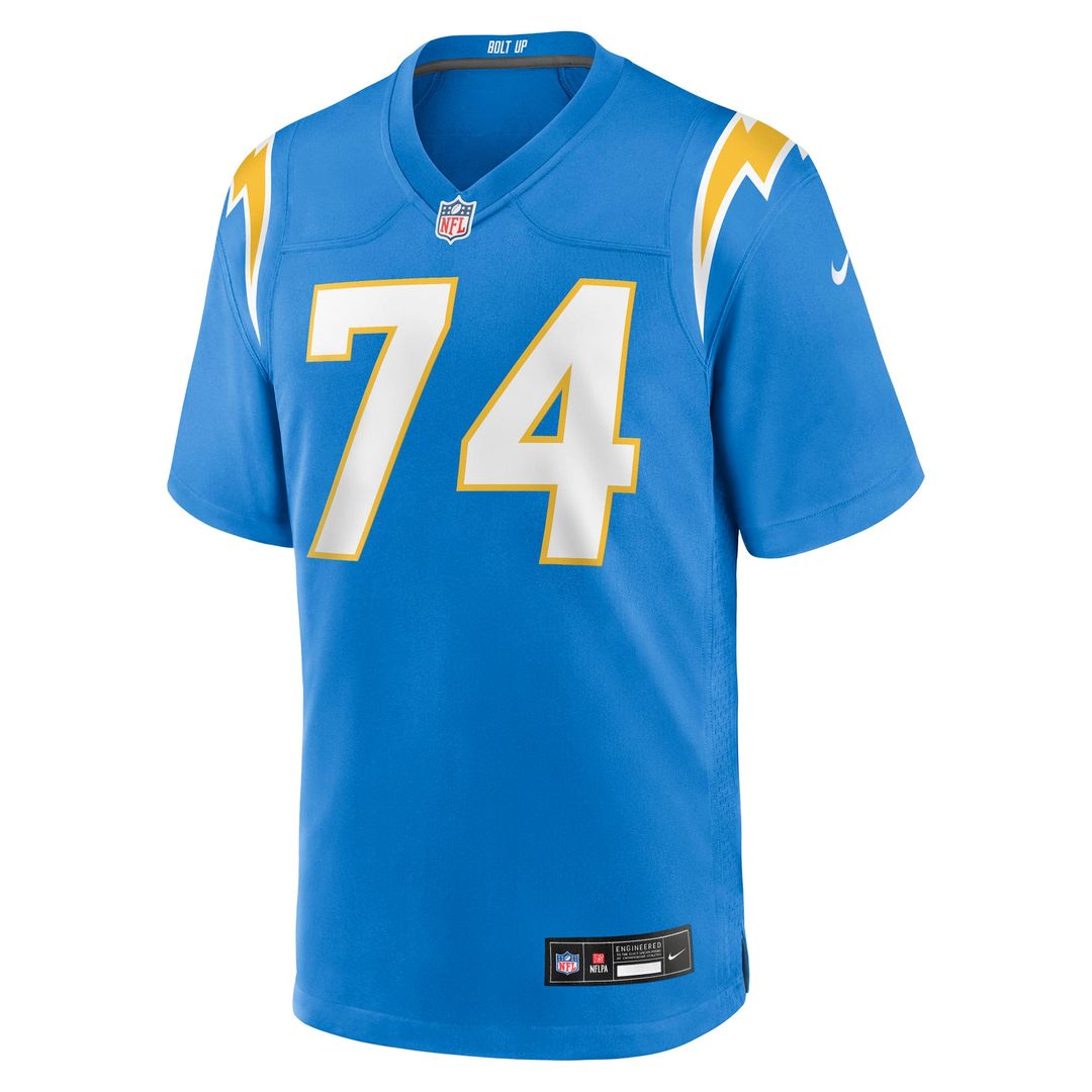 Men's Nike Los Angeles Chargers Kayode Awosika Powder Blue Team Game NFL Jersey