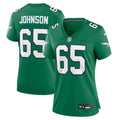 Women's Nike Philadelphia Eagles Lane Johnson Kelly Green Alternate Game NFL Jersey