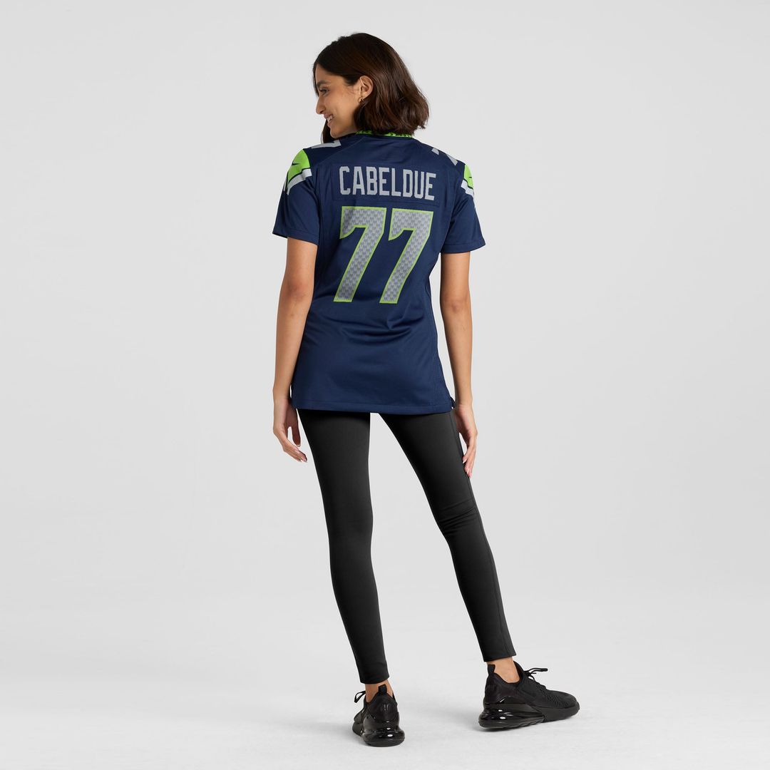 Women's Nike Seattle Seahawks Bryce Cabeldue College Navy Team Game NFL Jersey