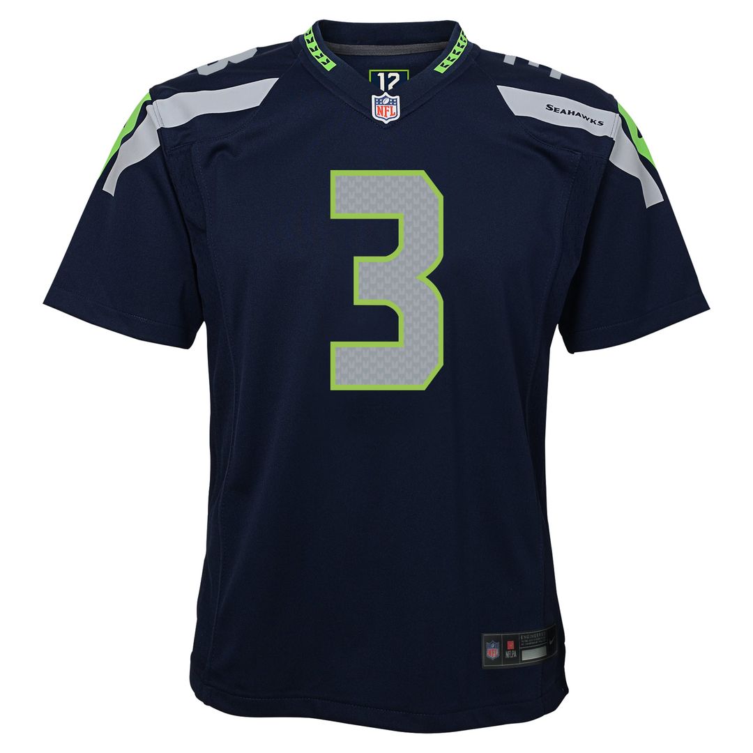 Youth Nike Seattle Seahawks Nick Emmanwori College Navy Game NFL Jersey