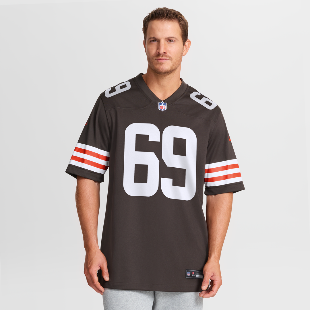 Men's Nike Cleveland Browns Tyre Phillips Brown Team Game NFL Jersey