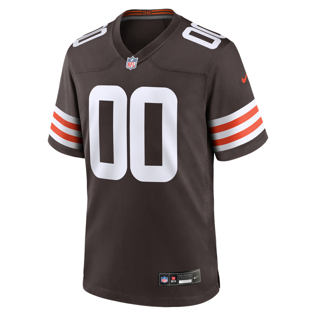 Men's Nike Cleveland Browns Carsen Ryan Brown Game NFL Jersey