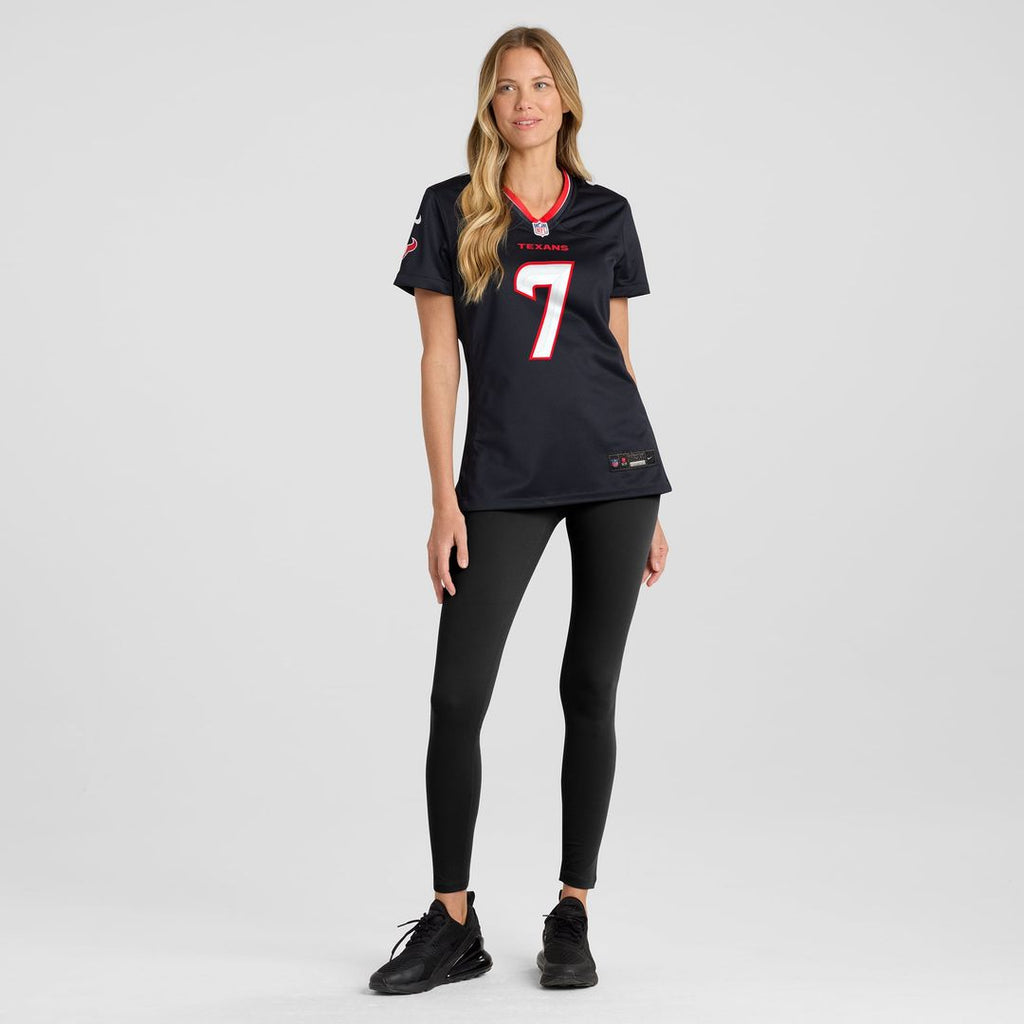 Women's Nike Houston Texans C.J. Stroud Navy Game NFL Jersey