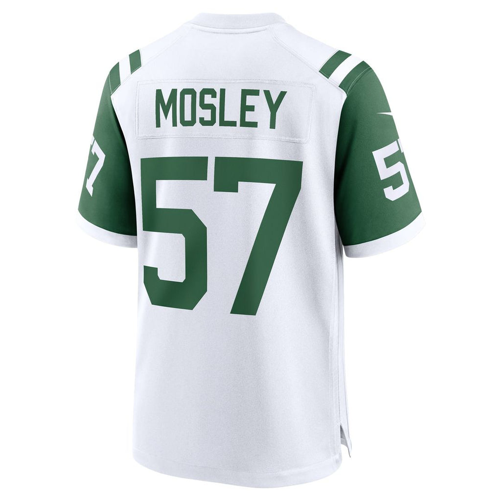 Men's Nike New York Jets C.J. Mosley White Classic Alternate Game NFL Jersey