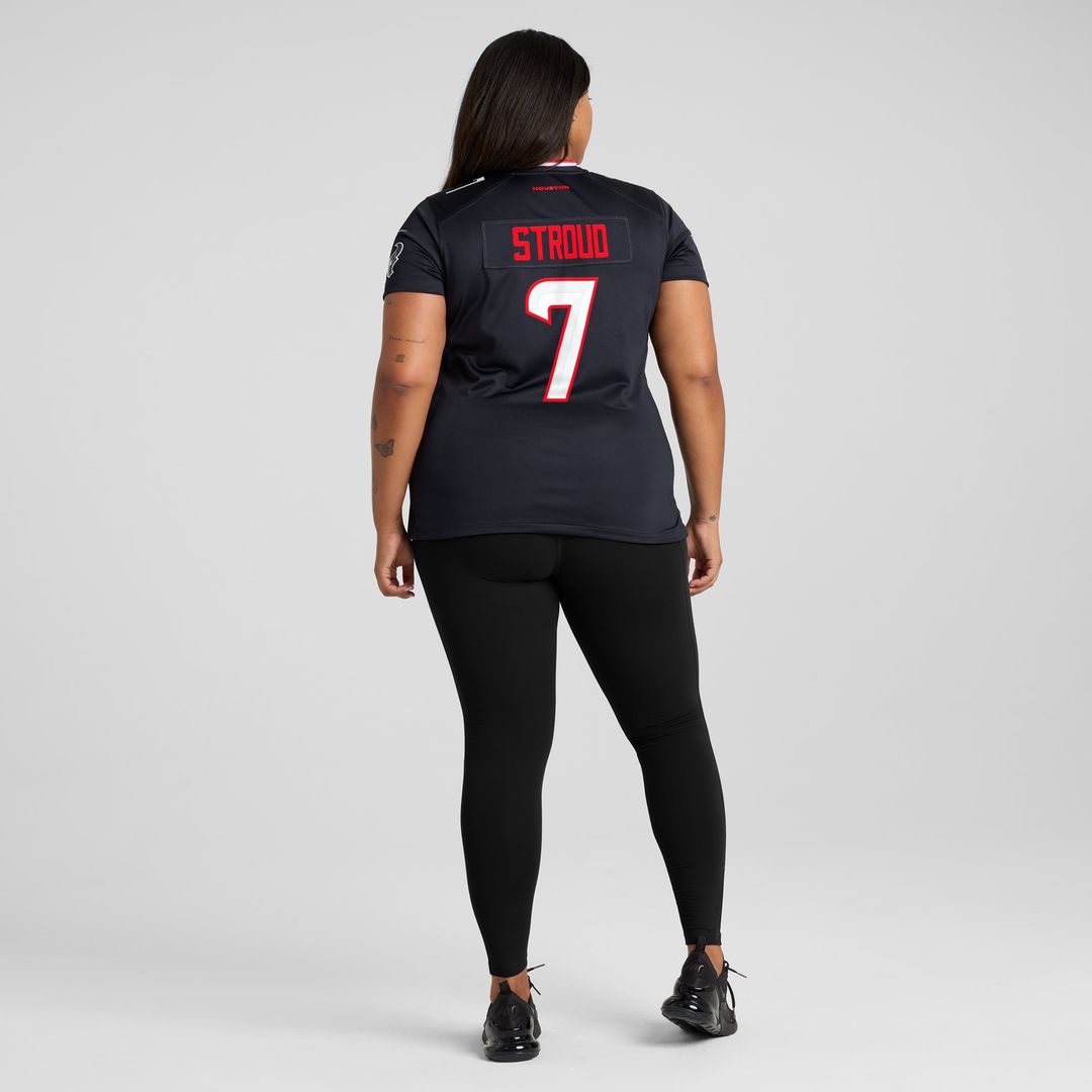 Women's Nike Houston Texans C.J. Stroud Navy Game NFL Jersey