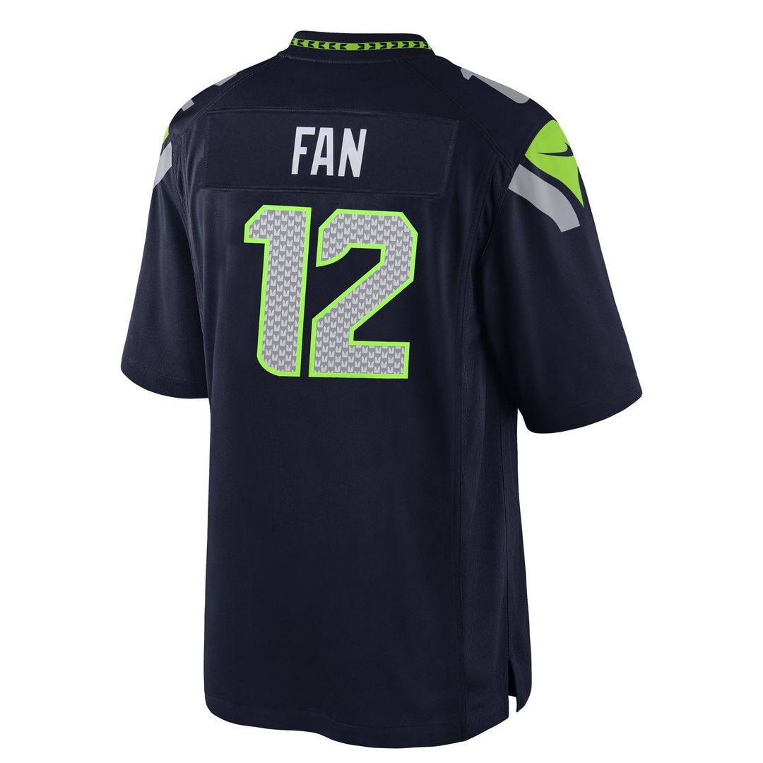 Youth Nike Seattle Seahawks 12th Fan College Navy Game NFL Jersey