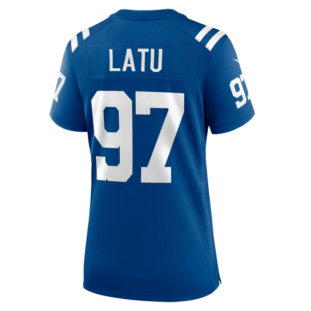 Women's Nike Indianapolis Colts Laiatu Latu Royal Game NFL Jersey