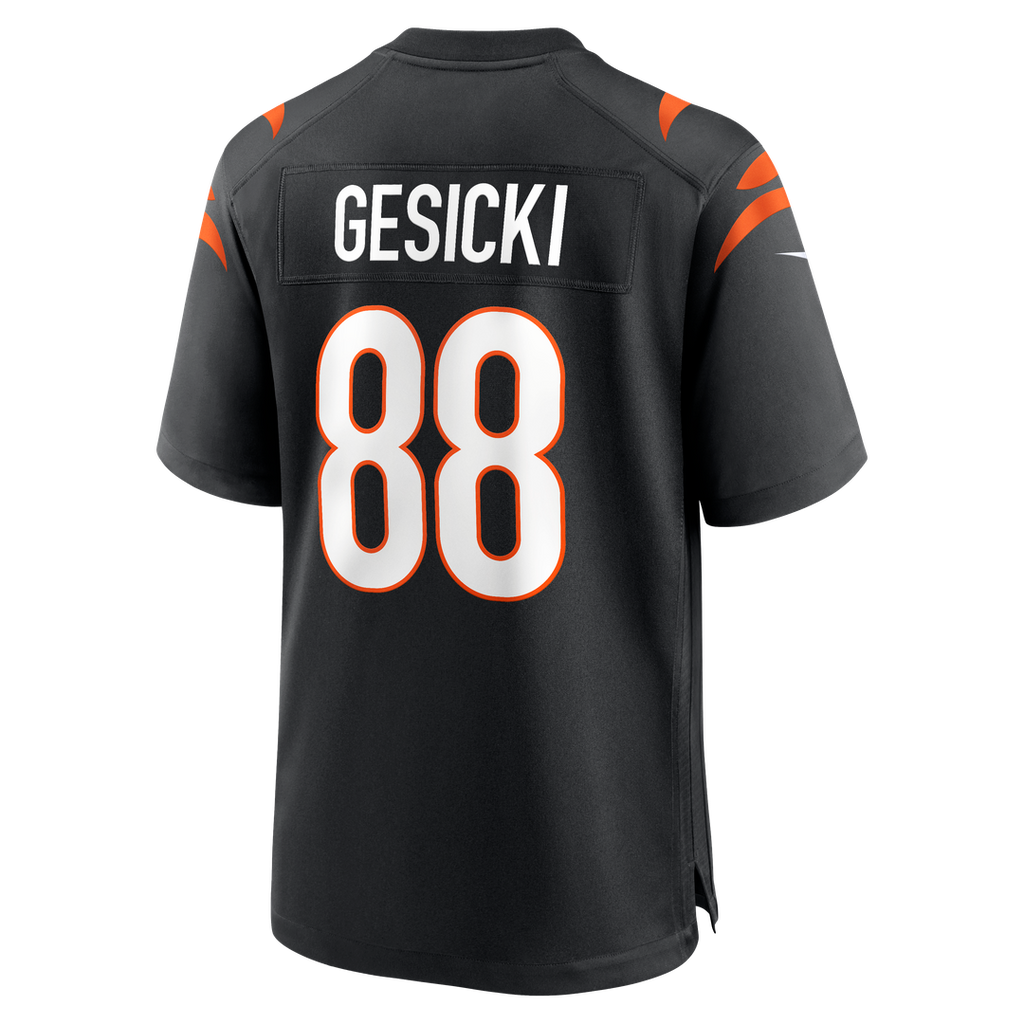 Men's Nike Cincinnati Bengals Mike Gesicki Black Game NFL Jersey