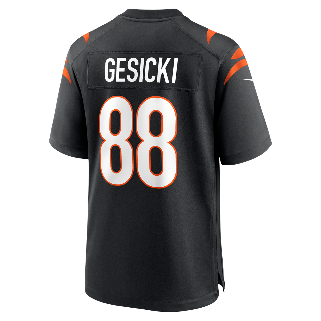 Men's Nike Cincinnati Bengals Mike Gesicki Black Game NFL Jersey