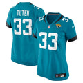 Women's Nike Jacksonville Jaguars Bhayshul Tuten Teal Team Game NFL Jersey