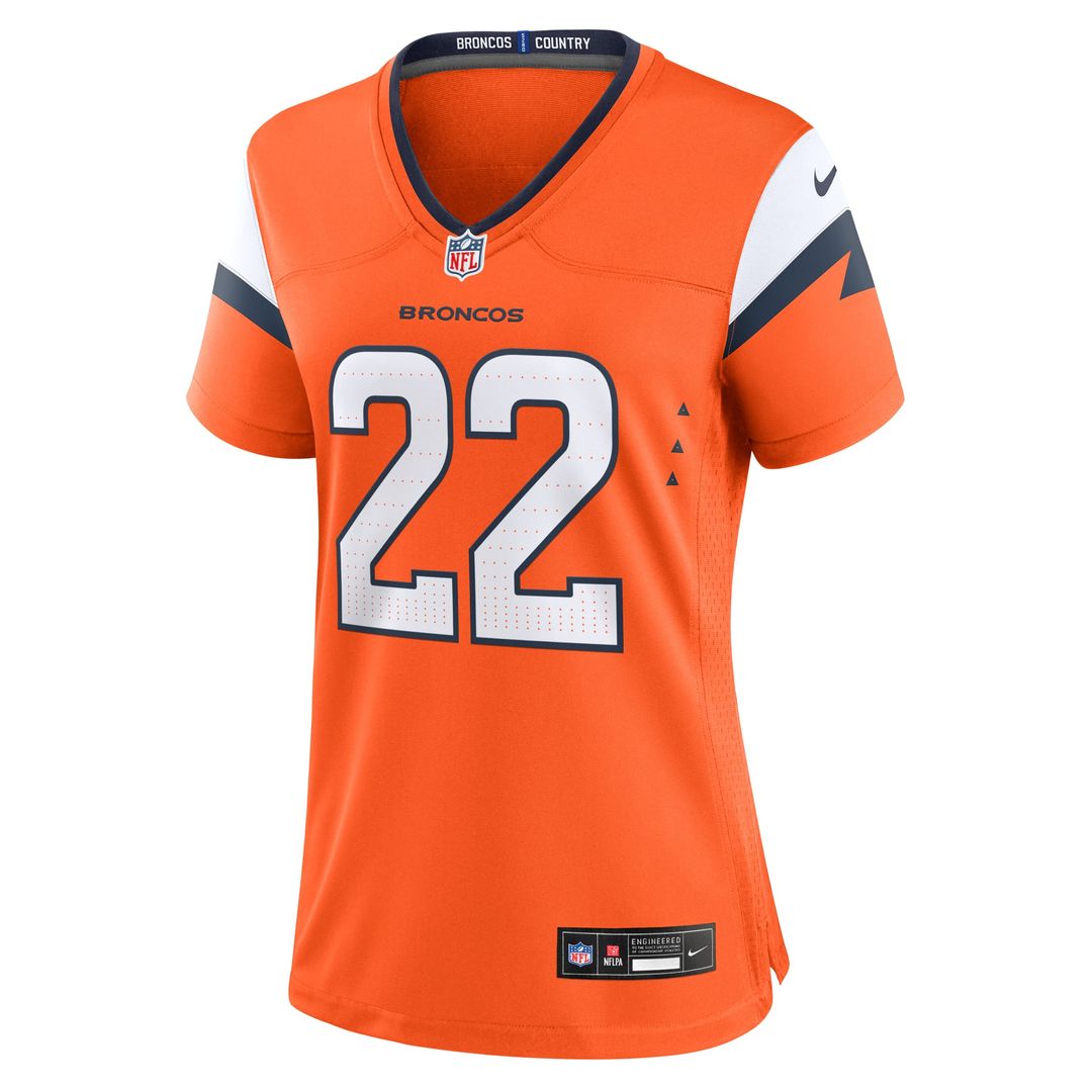 Women's Nike Denver Broncos Brandon Jones Orange Team Game NFL Jersey